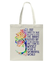 I See Skies Of Blue Tote Bag tile