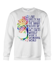 I See Skies Of Blue Crewneck Sweatshirt tile