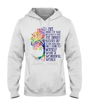 I See Skies Of Blue Hooded Sweatshirt front