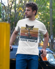 I Hate People Cat Classic T-Shirt apparel-classic-tshirt-lifestyle-front-44