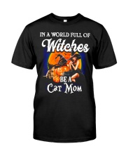 In A World Full Of Witches Be A Cat Mom Premium Fit Mens Tee tile