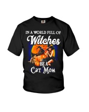 In A World Full Of Witches Be A Cat Mom Youth T-Shirt tile
