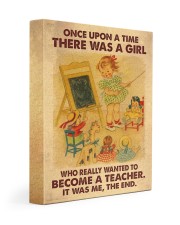 A Girl Who Really Wanted To Become A Teacher Gallery Wrapped Canvas Prints tile