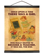 A Girl Who Really Wanted To Become A Teacher Hanging Canvas tile