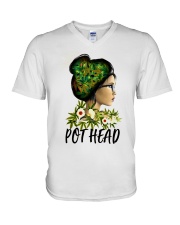 Pot Head V-Neck T-Shirt tile