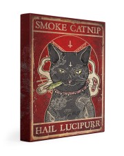 Smoke Catnip Hail Lucipurr Gallery Wrapped Canvas Prints tile