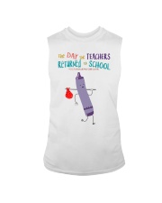 The Day The Teachers Backed To School Style 7 Sleeveless Tee tile