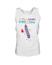 The Day The Teachers Backed To School Style 7 Unisex Tank tile