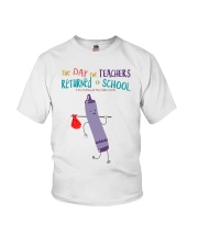 The Day The Teachers Backed To School Style 7 Youth T-Shirt tile