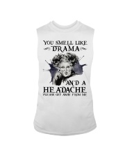 You Smell Like Drama And A Headache Sleeveless Tee tile