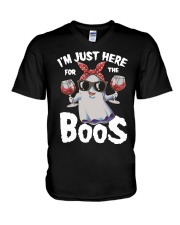 I'm Just Here For The Boos V-Neck T-Shirt tile