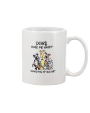 Dogs Make Me Happy Mug tile