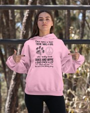 A Girl Really Loved Dogs And Hippie Hooded Sweatshirt apparel-hooded-sweatshirt-lifestyle-05
