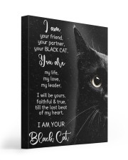 I Am Your Black Cat 16x20 Gallery Wrapped Canvas Prints front