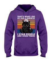 That's What I Do I Stab People Hooded Sweatshirt front
