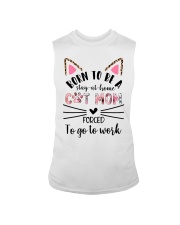 Born To Be A Cat Mom Sleeveless Tee tile