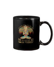 I'm Mostly Peace Love And Light Mug tile