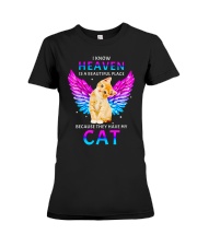 I Know Heaven Is A Beautiful Place Premium Fit Ladies Tee tile