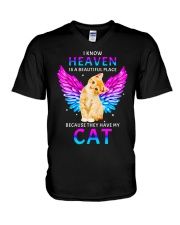 I Know Heaven Is A Beautiful Place V-Neck T-Shirt tile