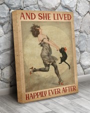 And She Lived Happily Ever After Style 3 16x20 Gallery Wrapped Canvas Prints aos-canvas-pgw-16x20-lifestyle-front-13