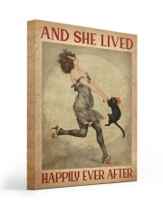 And She Lived Happily Ever After Style 3 16x20 Gallery Wrapped Canvas Prints front