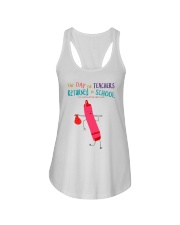 The Day The Teachers Backed To School Style 1 Ladies Flowy Tank tile