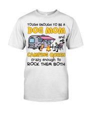 Tough Enough To Be A Dog Mom And Camping Queen Premium Fit Mens Tee tile