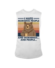 I Hate Morning People And Morning And People Sleeveless Tee tile