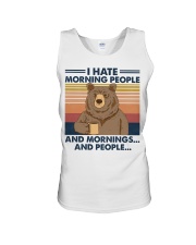 I Hate Morning People And Morning And People Unisex Tank tile