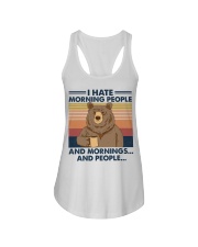 I Hate Morning People And Morning And People Ladies Flowy Tank tile