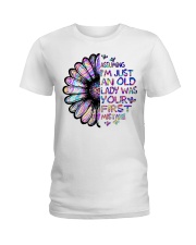 I'm Just An Old Lady Ladies T-Shirt tile