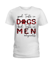 Good Taste In Dogs Ladies T-Shirt tile