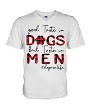 Good Taste In Dogs V-Neck T-Shirt tile