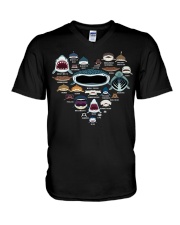 Love Shark V-Neck T-Shirt tile