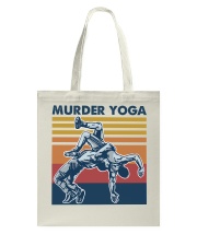 Murder Yoga Tote Bag tile