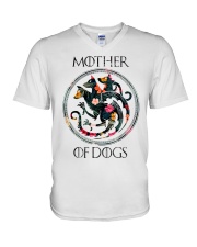Mother Of Dogs V-Neck T-Shirt tile