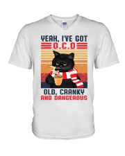 Yeah I've Got OCD V-Neck T-Shirt tile