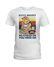 Kittzy Biscuits We Knead Em You Need Em Ladies T-Shirt tile
