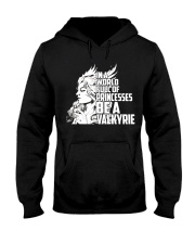 In A Worls Full Of Princesses Be A Valkyrie Hooded Sweatshirt tile