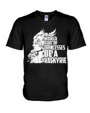 In A Worls Full Of Princesses Be A Valkyrie V-Neck T-Shirt tile