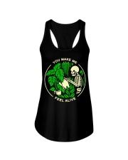 You Make Me Feel Alive Ladies Flowy Tank tile