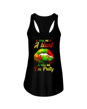 ROLL ME A BLUNT Ladies Flowy Tank tile