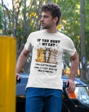 If You Hurt My Cat Classic T-Shirt apparel-classic-tshirt-lifestyle-front-44