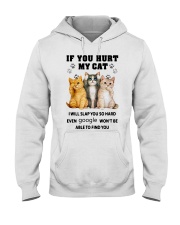 If You Hurt My Cat Hooded Sweatshirt tile