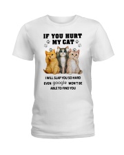 If You Hurt My Cat Ladies T-Shirt tile