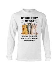 If You Hurt My Cat Long Sleeve Tee tile
