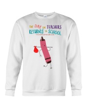 The Day The Teachers Backed To School Style 5 Crewneck Sweatshirt tile