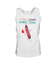 The Day The Teachers Backed To School Style 5 Unisex Tank tile