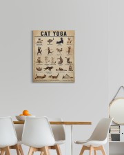Cat Yoga 16x20 Gallery Wrapped Canvas Prints aos-canvas-pgw-16x20-lifestyle-front-05