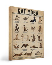 Cat Yoga 16x20 Gallery Wrapped Canvas Prints front